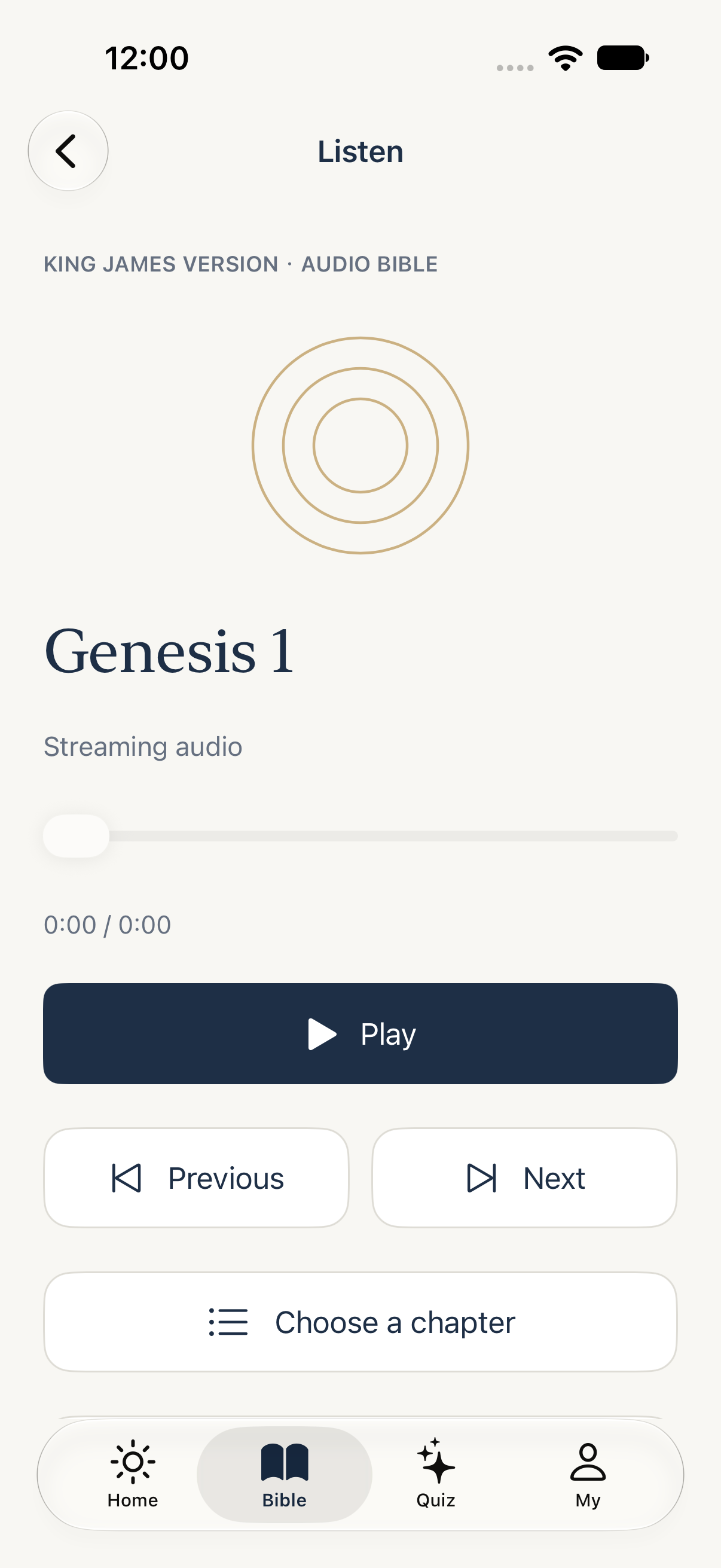 Light Bible audio player